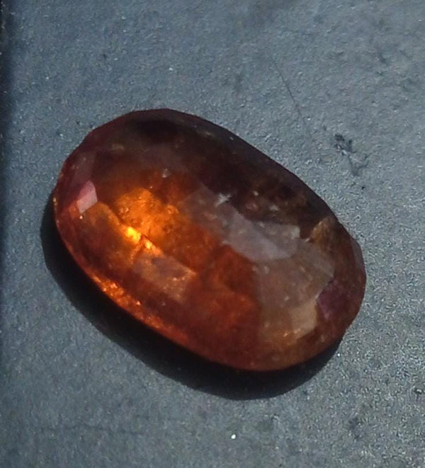 Hessonite Garnet/Gomed 8.70 carats (HESSONITE GARNET S0002 - A1) unisex Quality Astrological Loose Gemstonefor Ring & Pendant Gems Jewellery