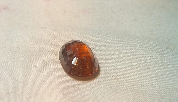 Hessonite Garnet/Gomed 8.70 carats (HESSONITE GARNET S0002 - A1) unisex Quality Astrological Loose Gemstonefor Ring & Pendant Gems Jewellery