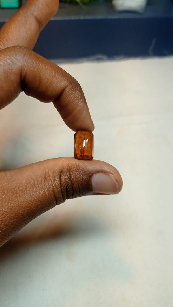 HESSONITE GARNET/GOMED (S0010 - A1) 9.15 CARATS