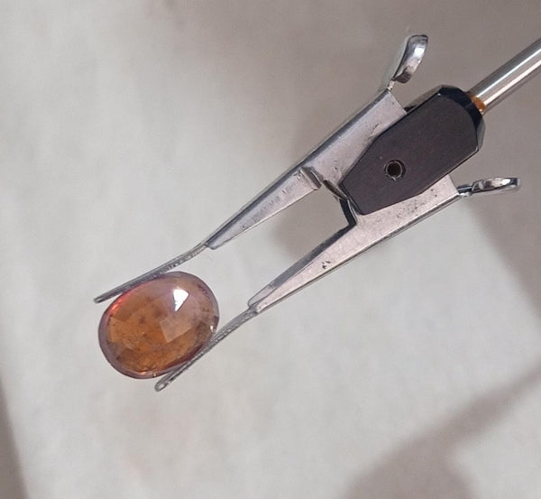 Natural Hessonite Garnet/Gomed - 6.05 carats (S0001 - A1) unisex Quality Astrological Loose Gemstonefor Ring & Pendant Gems Jewelry