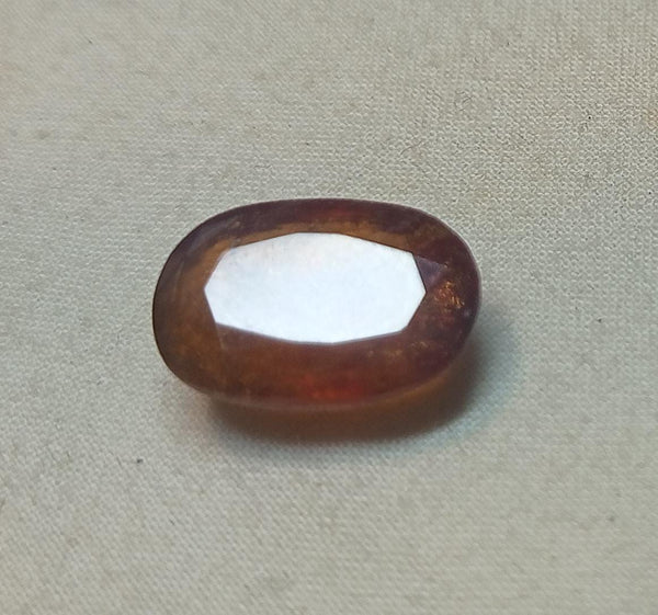 Original & natural Hessonite Garnet Gomed- 8.20ct with fentastic cut, colour, clarity, shape (S0003 -A1)